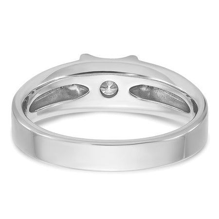 14kt White Gold Men's Wedding Bands Bel Viaggio Designs, LLC