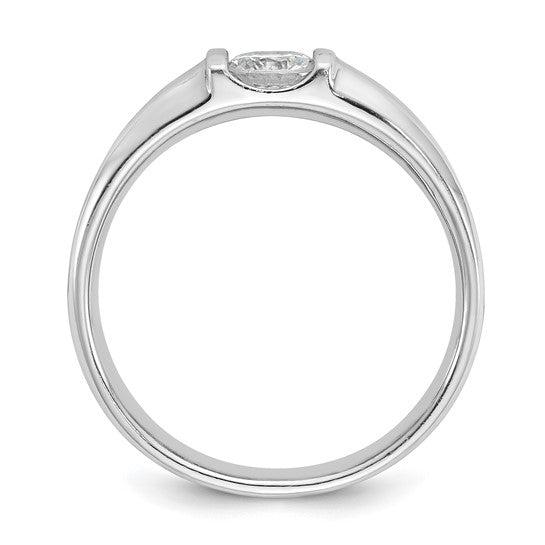 14kt White Gold Men's Wedding Bands Bel Viaggio Designs, LLC