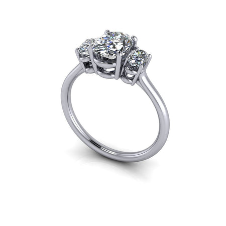 925 Silver Engagement Ring Bel Viaggio Designs, LLC