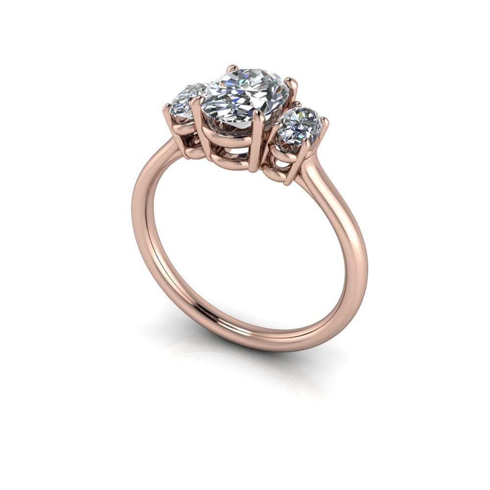 10kt rose gold Engagement Ring Bel Viaggio Designs, LLC