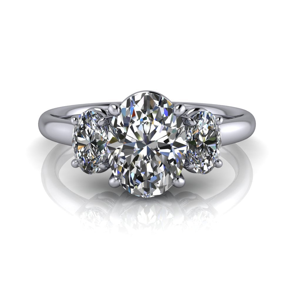 10kt white gold Engagement Ring Bel Viaggio Designs, LLC