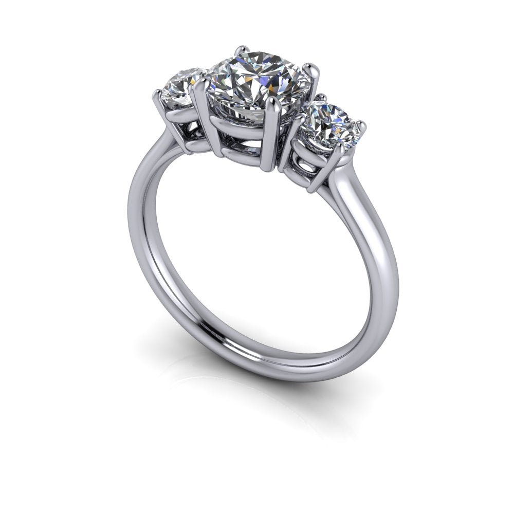 10kt white gold Engagement Ring Bel Viaggio Designs, LLC