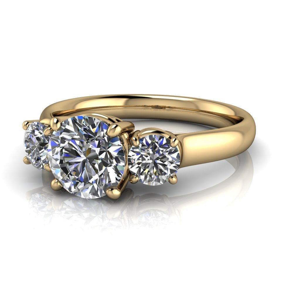 10kt white gold Engagement Ring Bel Viaggio Designs, LLC