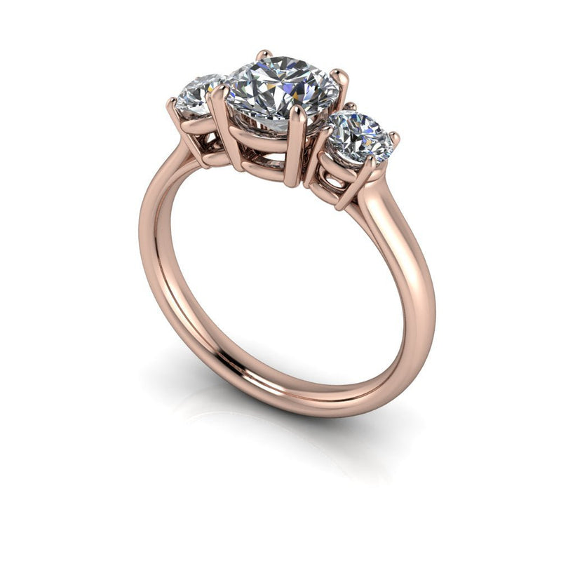 10kt rose gold Engagement Ring Bel Viaggio Designs, LLC