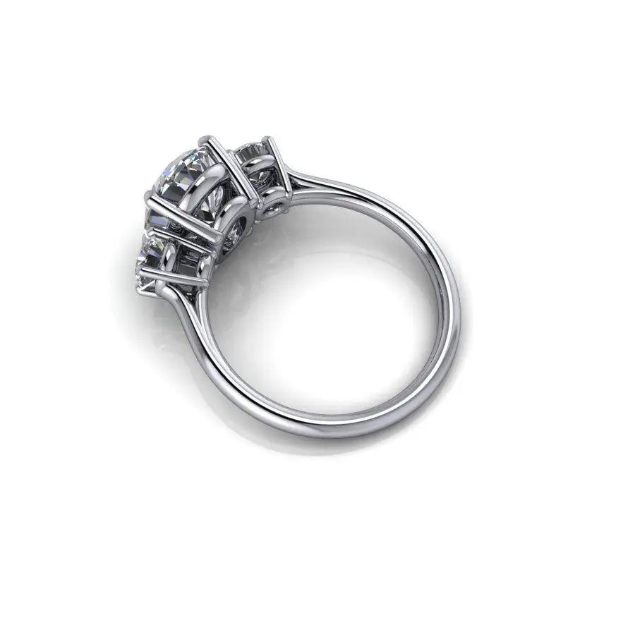 925 Silver Engagement Ring Bel Viaggio Designs, LLC