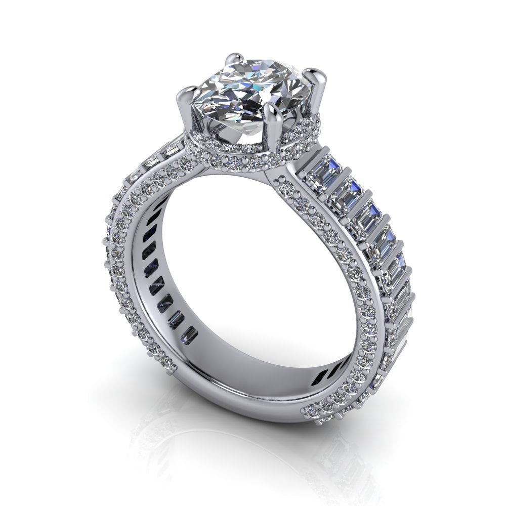 10kt white gold Ring Bel Viaggio Designs, LLC