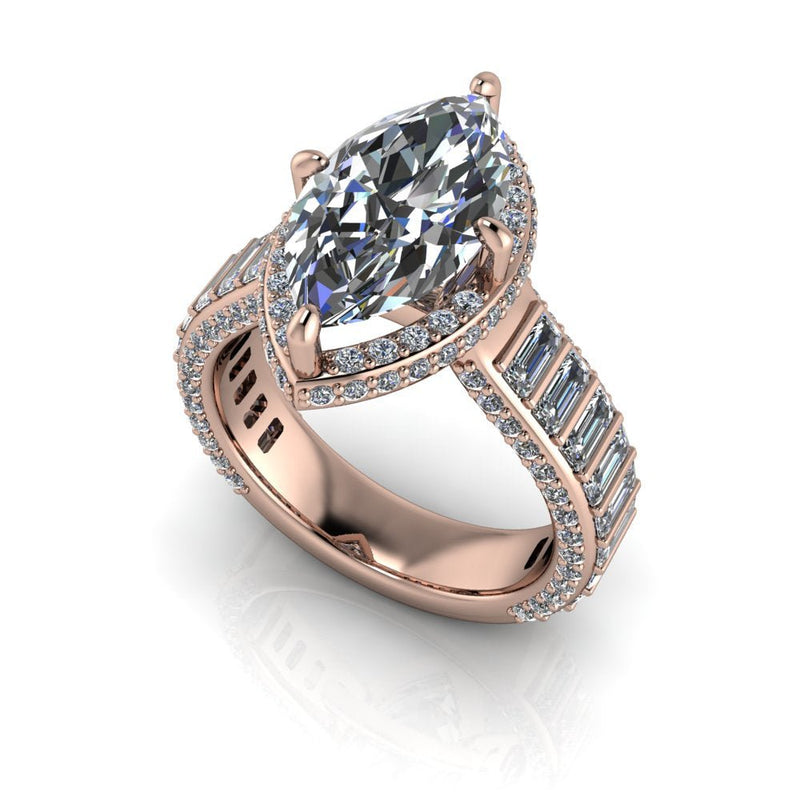 10kt rose gold Ring Bel Viaggio Designs, LLC