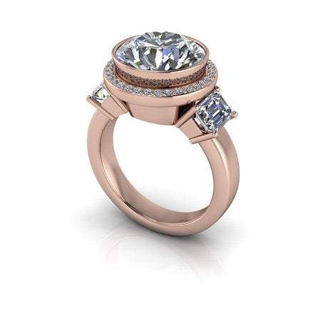 10kt rose gold Engagement Ring Bel Viaggio Designs, LLC