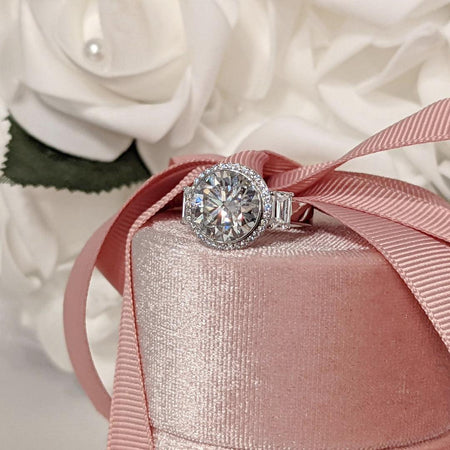 925 Silver Engagement Ring Bel Viaggio Designs, LLC