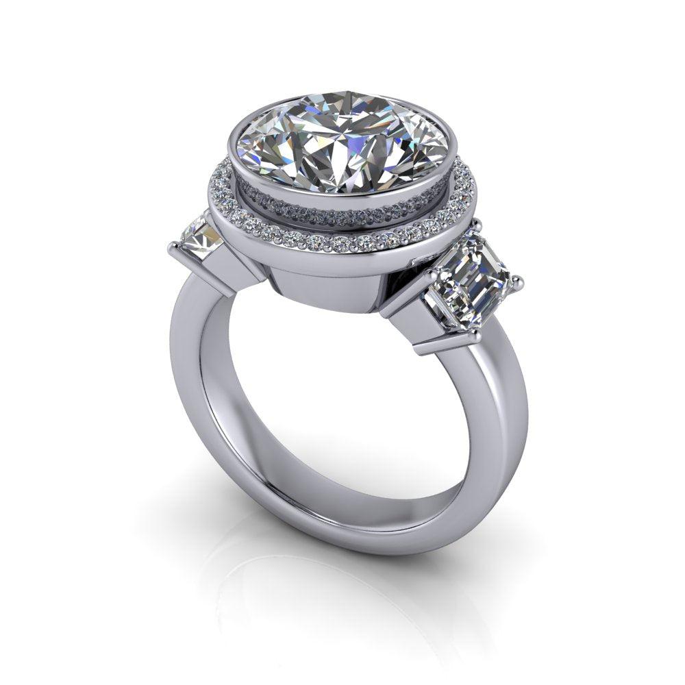 925 Silver Engagement Ring Bel Viaggio Designs, LLC