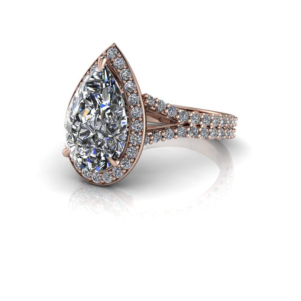 10kt rose gold Engagement Ring Bel Viaggio Designs, LLC