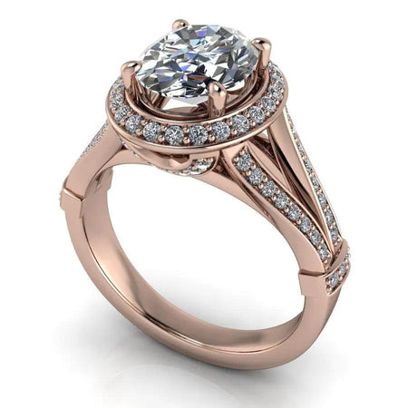 10kt rose gold Engagement Ring Bel Viaggio Designs, LLC