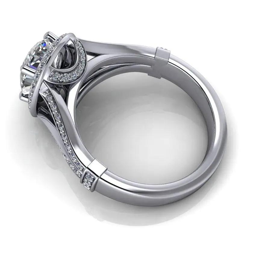 925 Silver Engagement Ring Bel Viaggio Designs, LLC