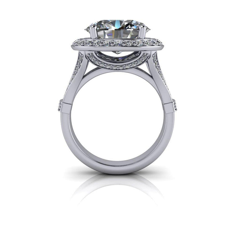 10kt white gold Engagement Ring Bel Viaggio Designs, LLC