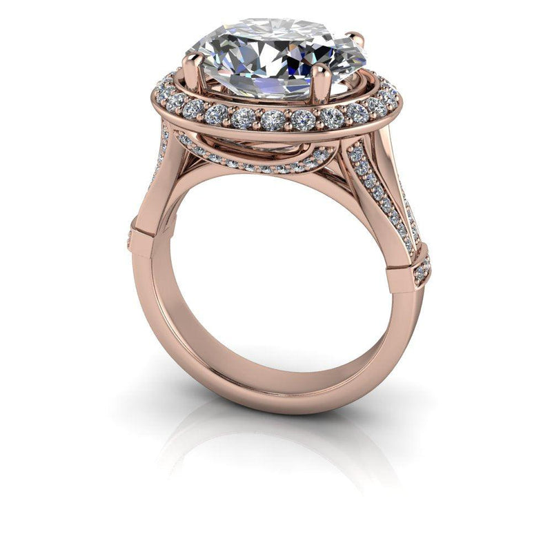 10kt rose gold Engagement Ring Bel Viaggio Designs, LLC