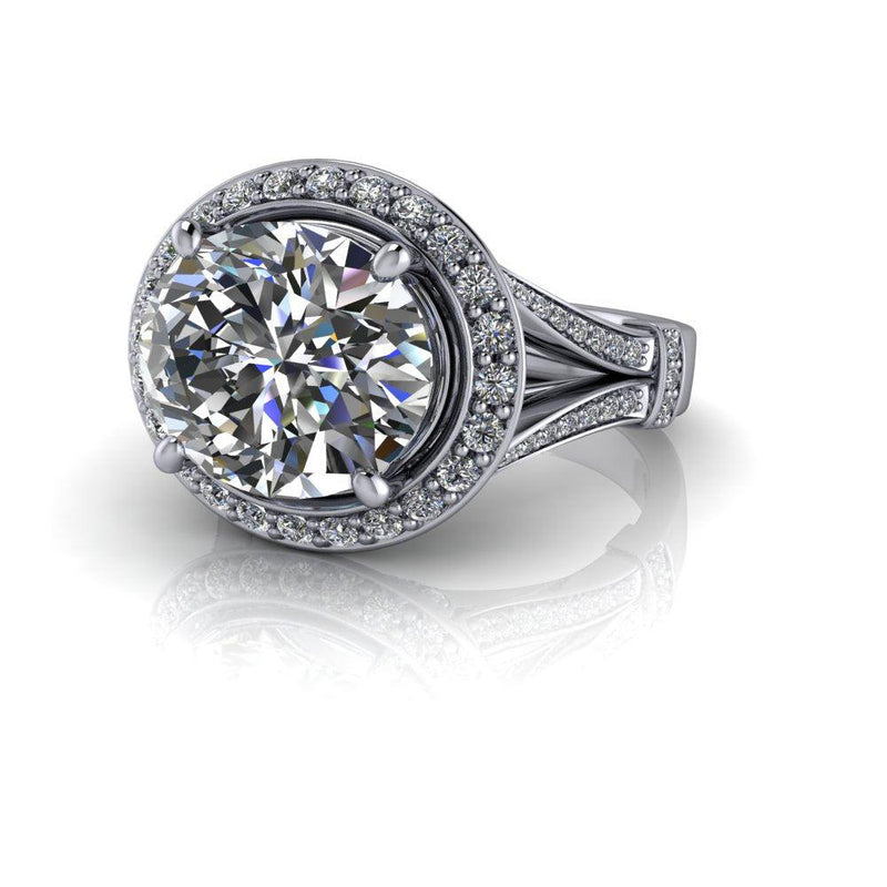 10kt white gold Engagement Ring Bel Viaggio Designs, LLC