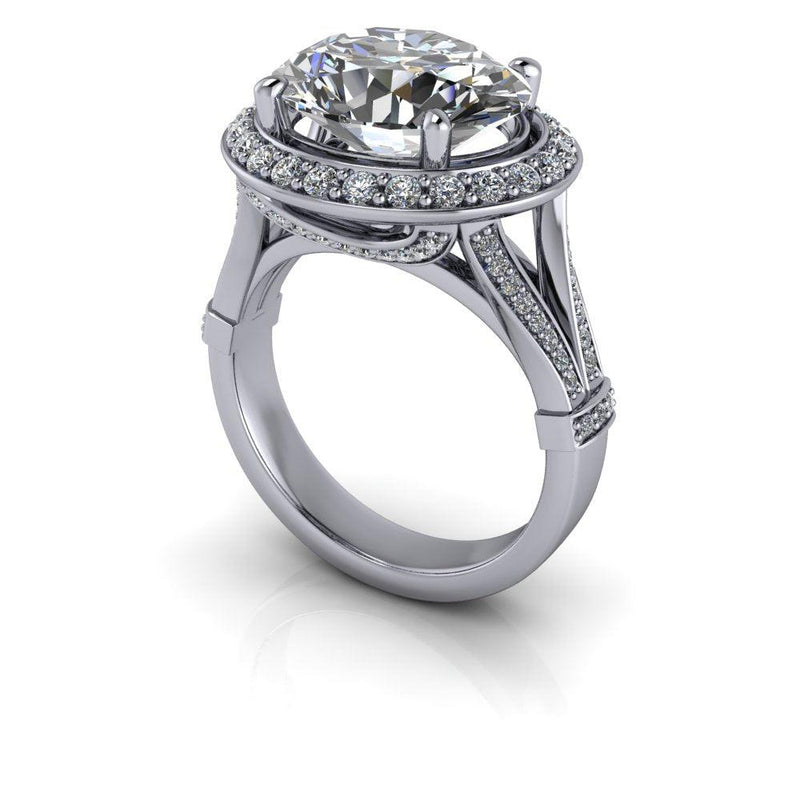 10kt white gold Engagement Ring Bel Viaggio Designs, LLC