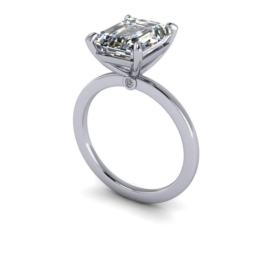 10kt white gold Engagement Ring Bel Viaggio Designs, LLC