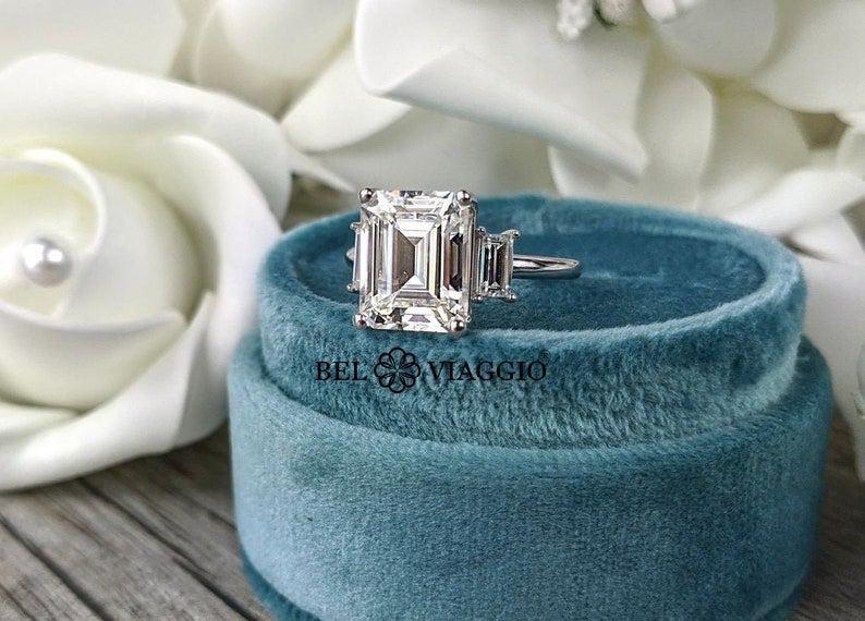 10kt white gold Engagement Ring Bel Viaggio Designs, LLC