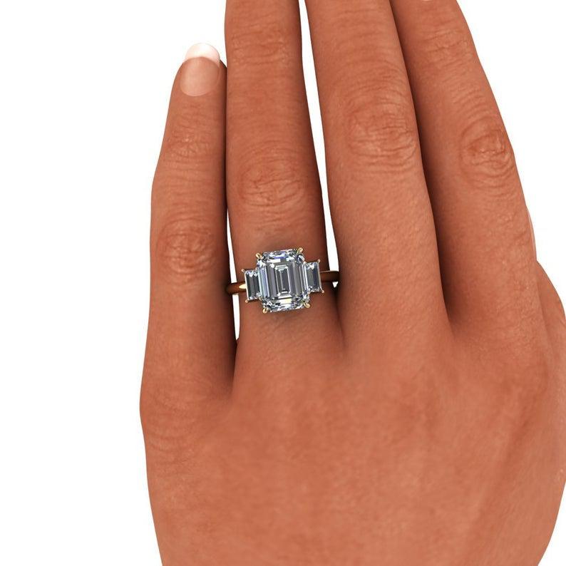 14kt white gold Engagement Ring Bel Viaggio Designs, LLC