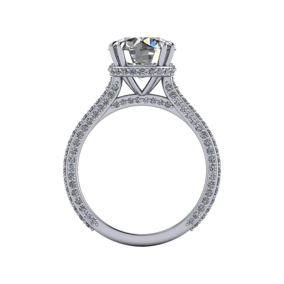 10kt white gold Engagement Ring Bel Viaggio Designs, LLC