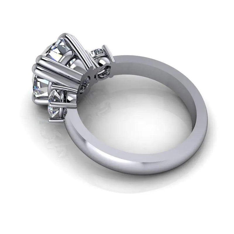 14kt white gold Engagement Ring Bel Viaggio Designs, LLC