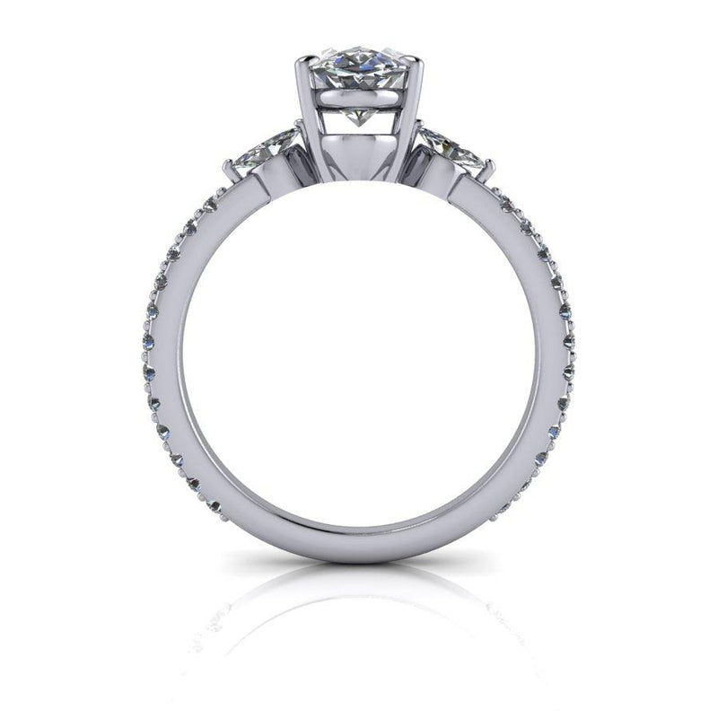 925 Silver Engagement Ring Bel Viaggio Designs, LLC