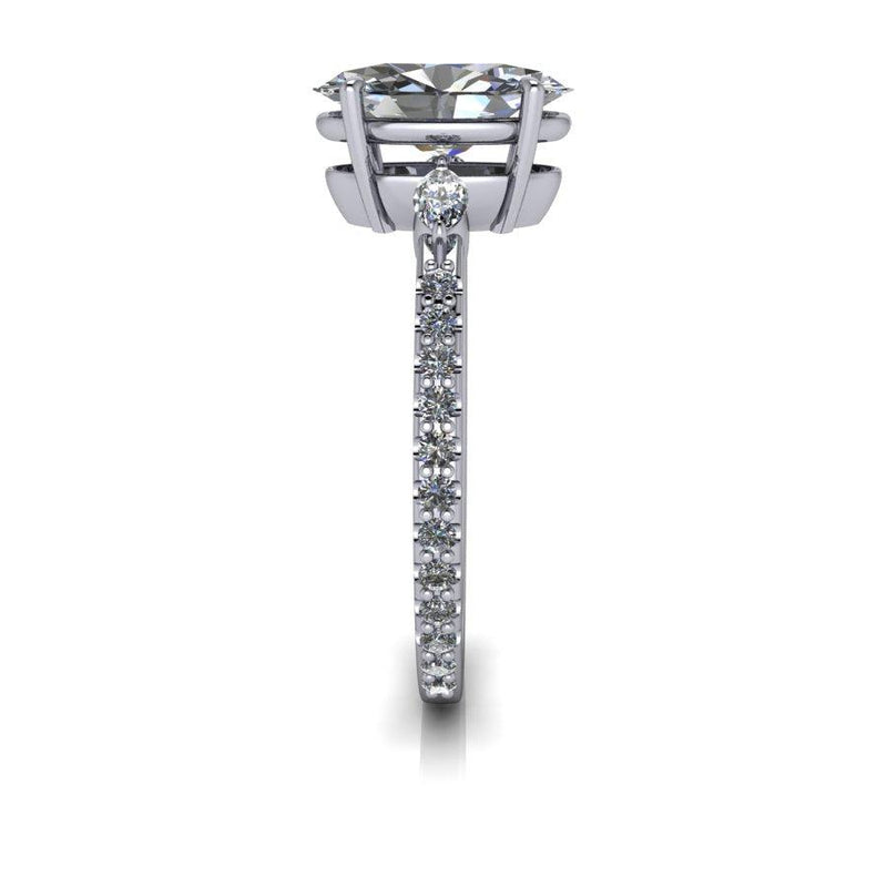 925 Silver Engagement Ring Bel Viaggio Designs, LLC