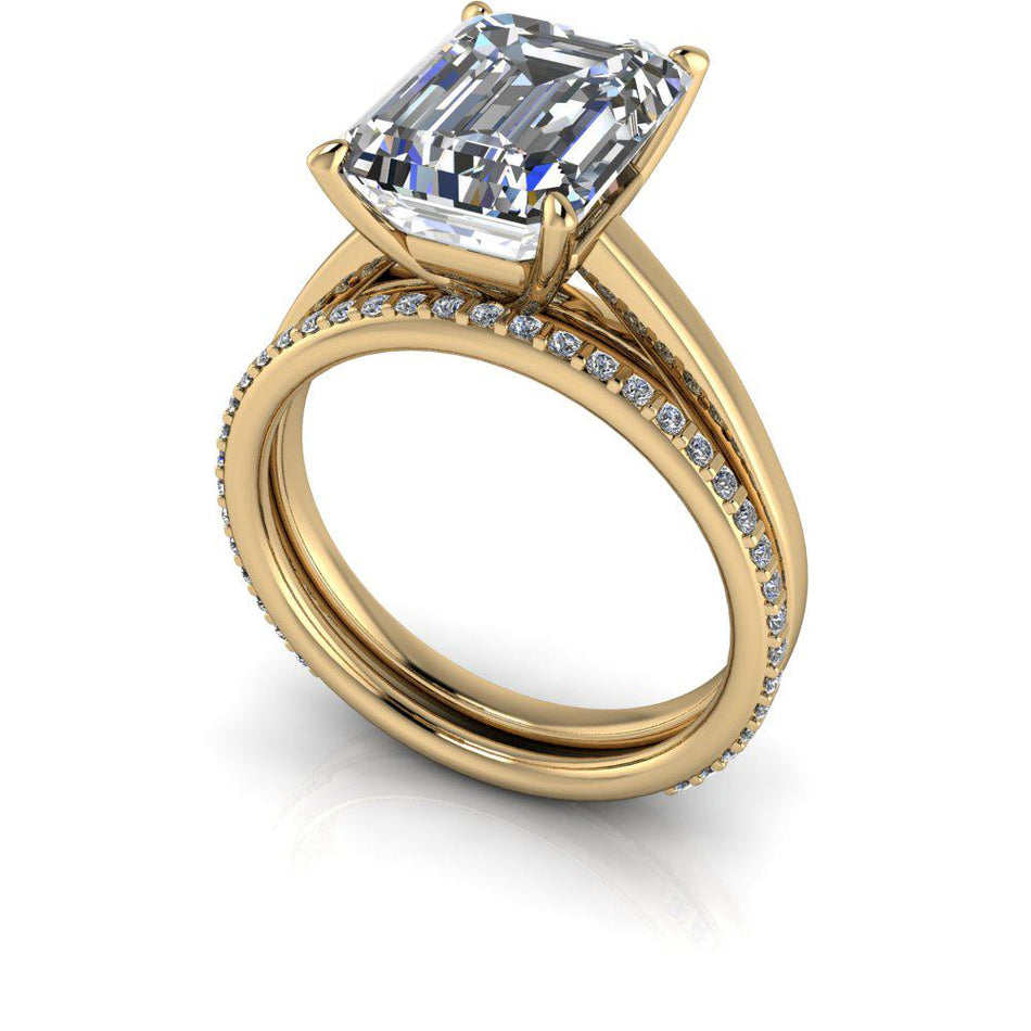 10kt yellow gold Engagement Ring Bel Viaggio Designs, LLC