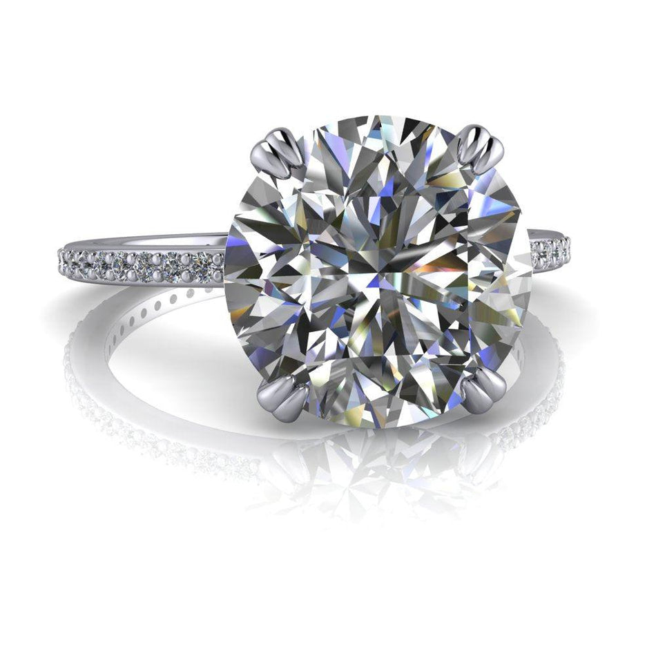 10kt white gold Engagement Ring Bel Viaggio Designs, LLC