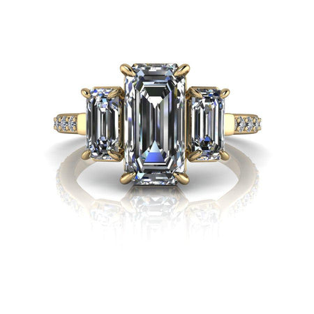 10kt white gold Engagement Ring Bel Viaggio Designs, LLC