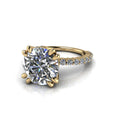 10kt yellow gold Engagement Ring Bel Viaggio Designs, LLC