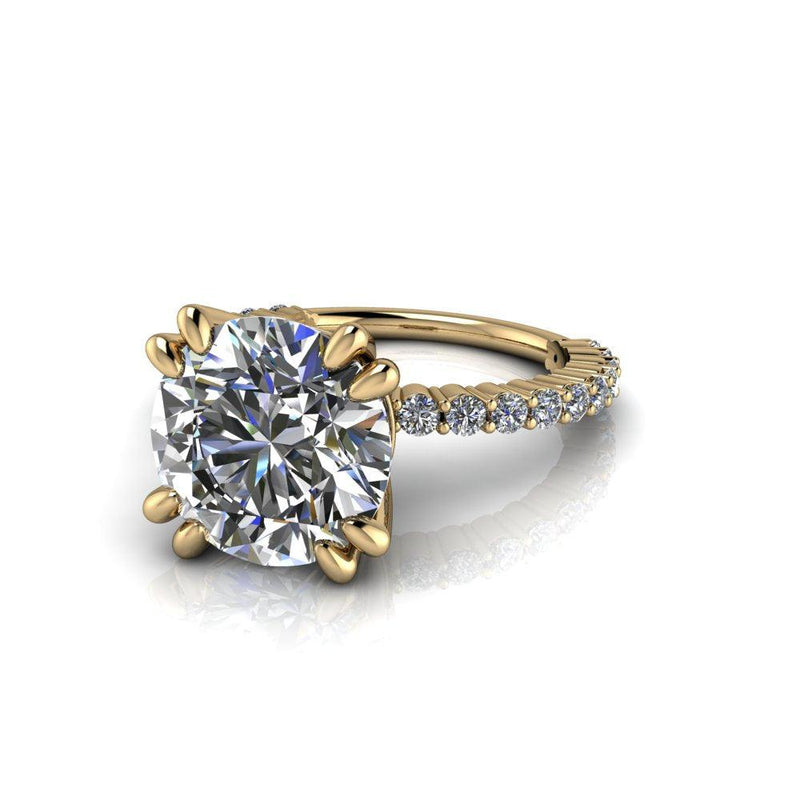 10kt yellow gold Engagement Ring Bel Viaggio Designs, LLC