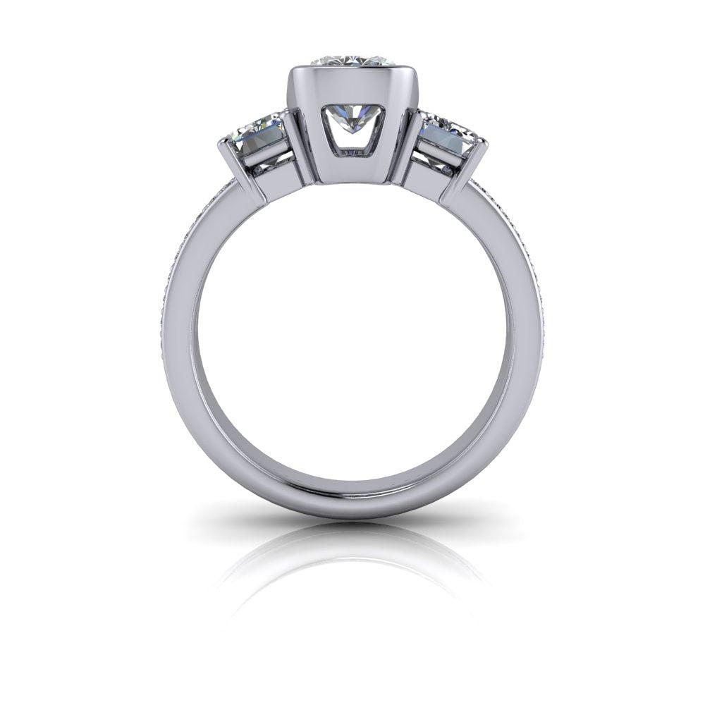 10kt rose gold Engagement Ring Bel Viaggio Designs, LLC