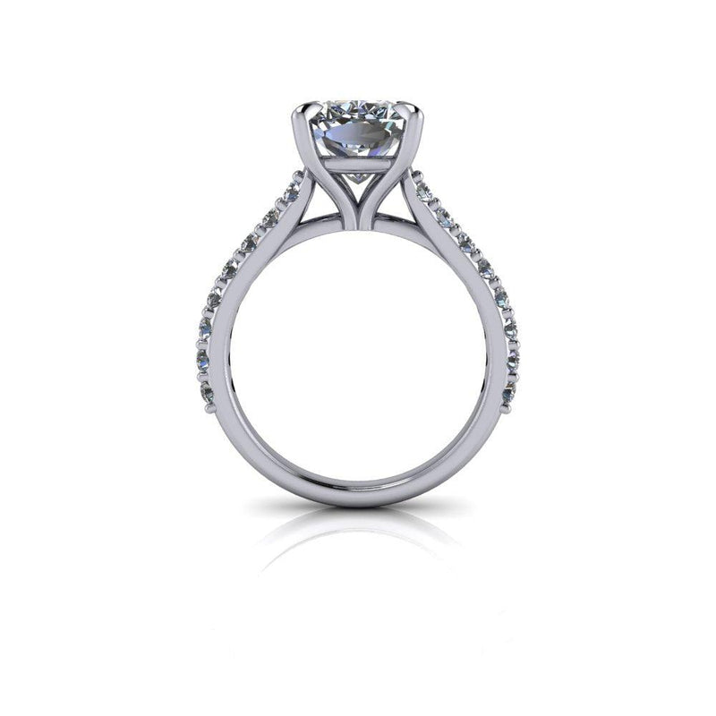 10kt white gold Engagement Ring Bel Viaggio Designs, LLC