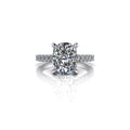 10kt white gold Engagement Ring Bel Viaggio Designs, LLC