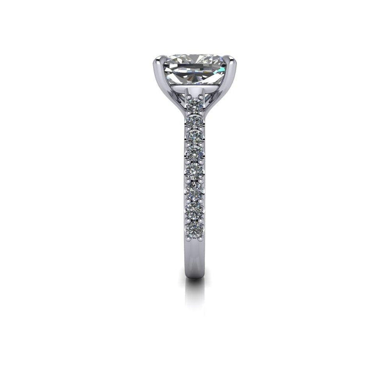 10kt white gold Engagement Ring Bel Viaggio Designs, LLC