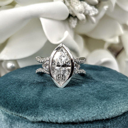 925 Silver Engagement Ring Bel Viaggio Designs, LLC