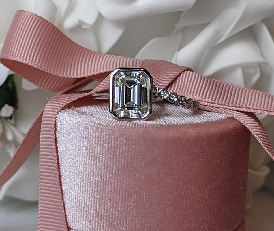 10kt yellow gold Engagement Ring Bel Viaggio Designs, LLC