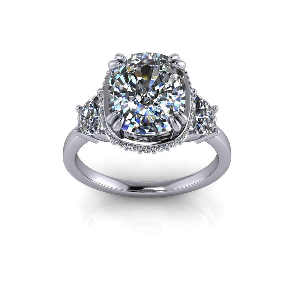 925 Silver Engagement Ring Bel Viaggio Designs, LLC