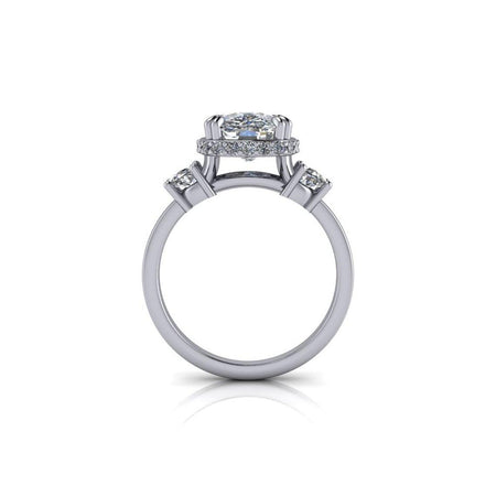 10kt white gold Engagement Ring Bel Viaggio Designs, LLC