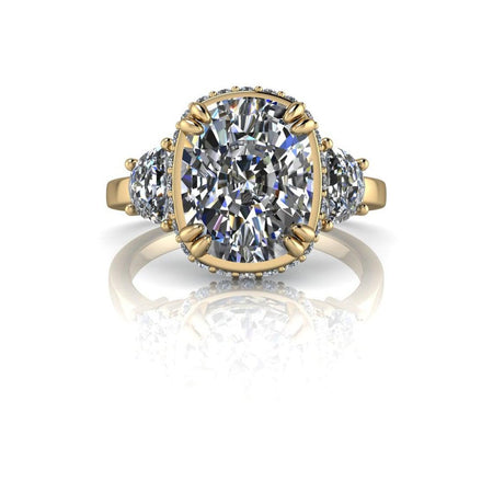 10kt yellow gold Engagement Ring Bel Viaggio Designs, LLC