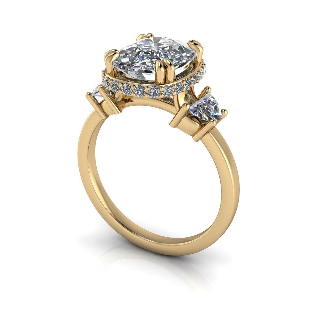 925 Silver Engagement Ring Bel Viaggio Designs, LLC