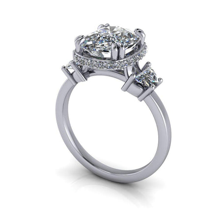 10kt white gold Engagement Ring Bel Viaggio Designs, LLC