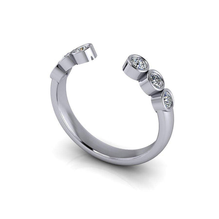 14 kt white gold Engagement Ring Bel Viaggio Designs, LLC