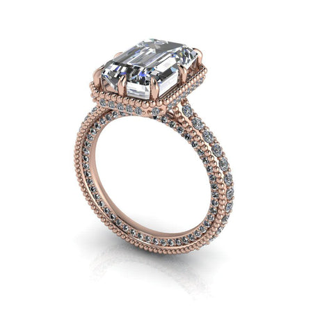 10kt rose gold Engagement Ring Bel Viaggio Designs, LLC