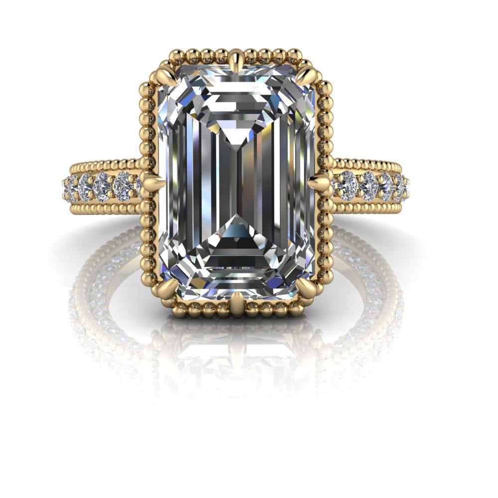 10kt yellow gold Engagement Ring Bel Viaggio Designs, LLC