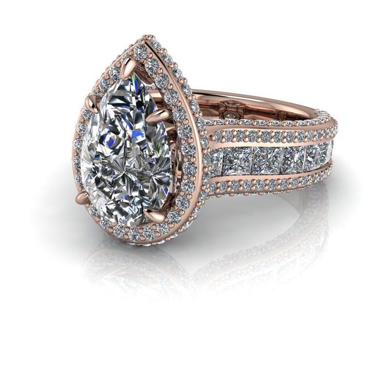 10kt rose gold Engagement Ring Bel Viaggio Designs, LLC