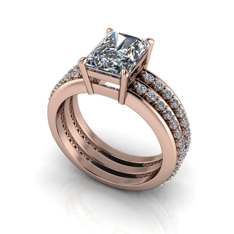 10kt rose gold Engagement Ring Bel Viaggio Designs, LLC