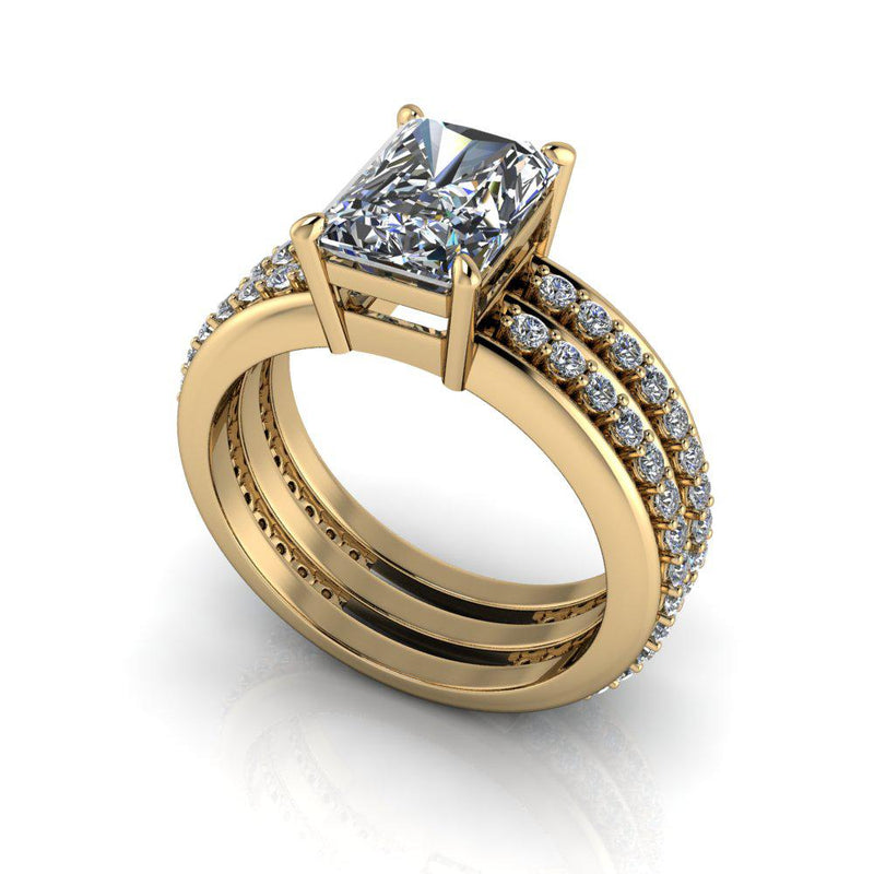 10kt yellow gold Engagement Ring Bel Viaggio Designs, LLC